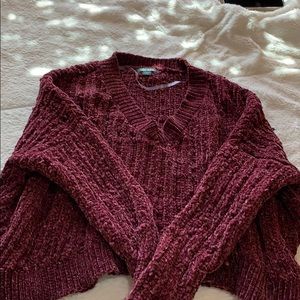 Sweater that’s very fuzzy and very comfortable